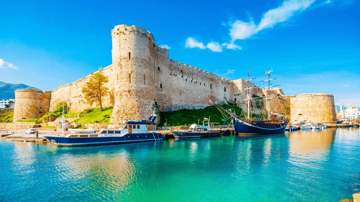 A castle in Cyprus.