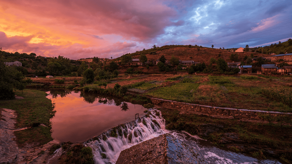 A landscape in Portugal.