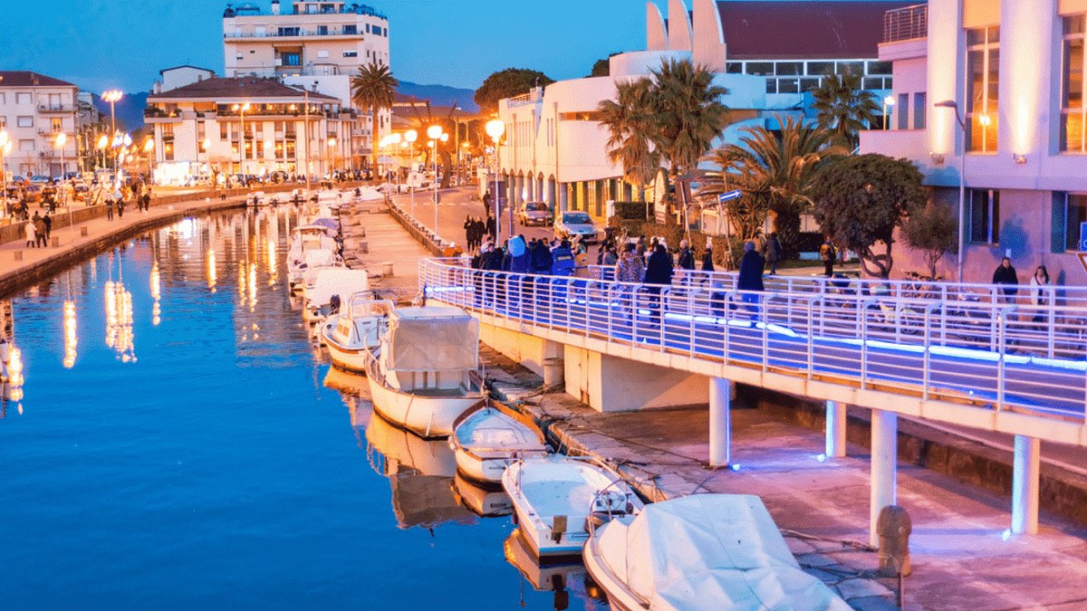 A cityscape in Italy.