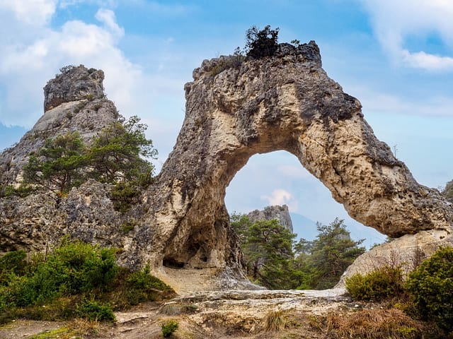 Rocks With Strange Shapes In The Chaos Of Montpellier-le-vieux In