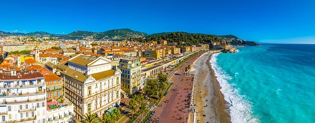 Aerial View Of Nice Nice The Capital Of The Alpes-maritimes