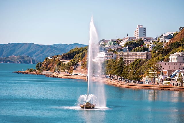 Wellington Nz - Apr 26 2016: A Scenic View Of