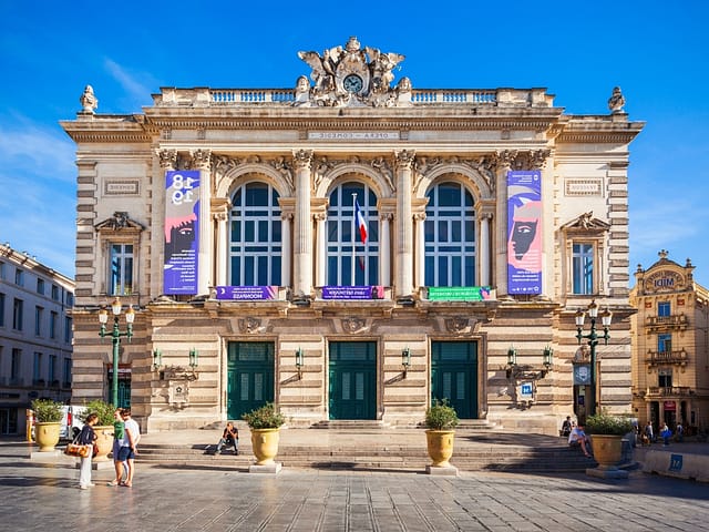 Montpellier France - September 22 2018: Opera Orchestre National Montpellier