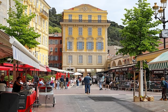 Nice France - April 27 2023: The Facade Of The