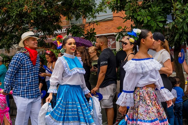Medellin Antioquia Colombia. August 26 2024. Commercial Silleta Flower Fair