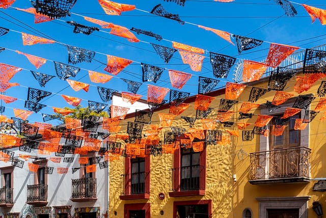 San Miguel De Allende Mexico. November 24 2025:beautiful And Colorful