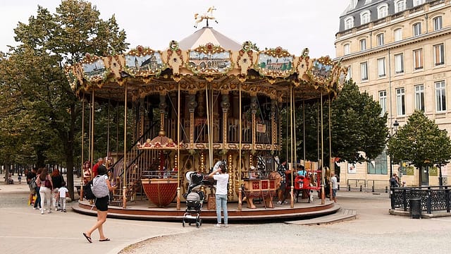 Bordeaux France - 15 August 2025: People Gather Around A