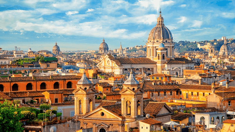 Cityscape of Italy.