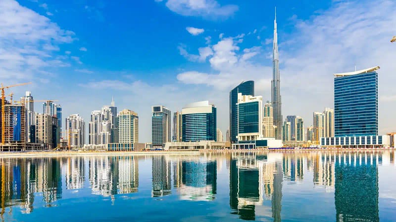 Cityscape of Dubai.